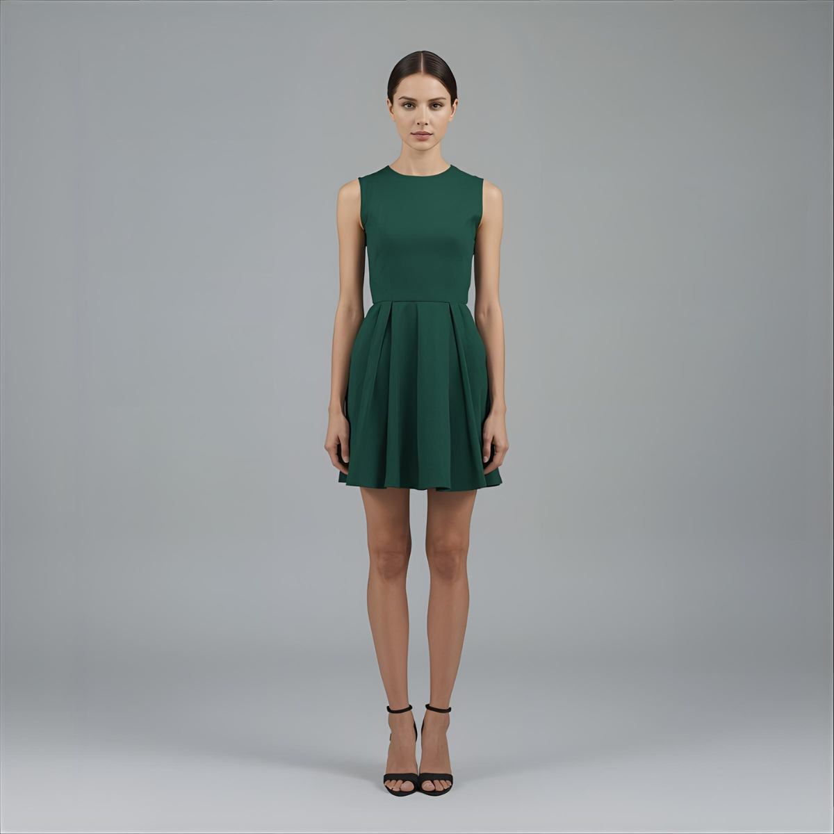 VERDINA | Grünes Elegantes Chic Kleid