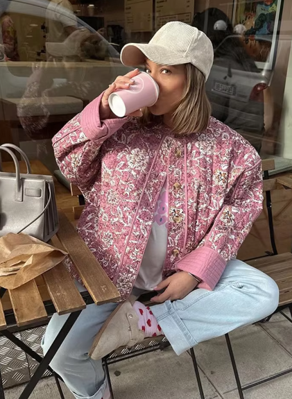 Damen Gemütliche Isolierte Jacke für Herbst und Winter