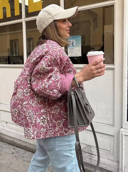 Damen Gemütliche Isolierte Jacke für Herbst und Winter