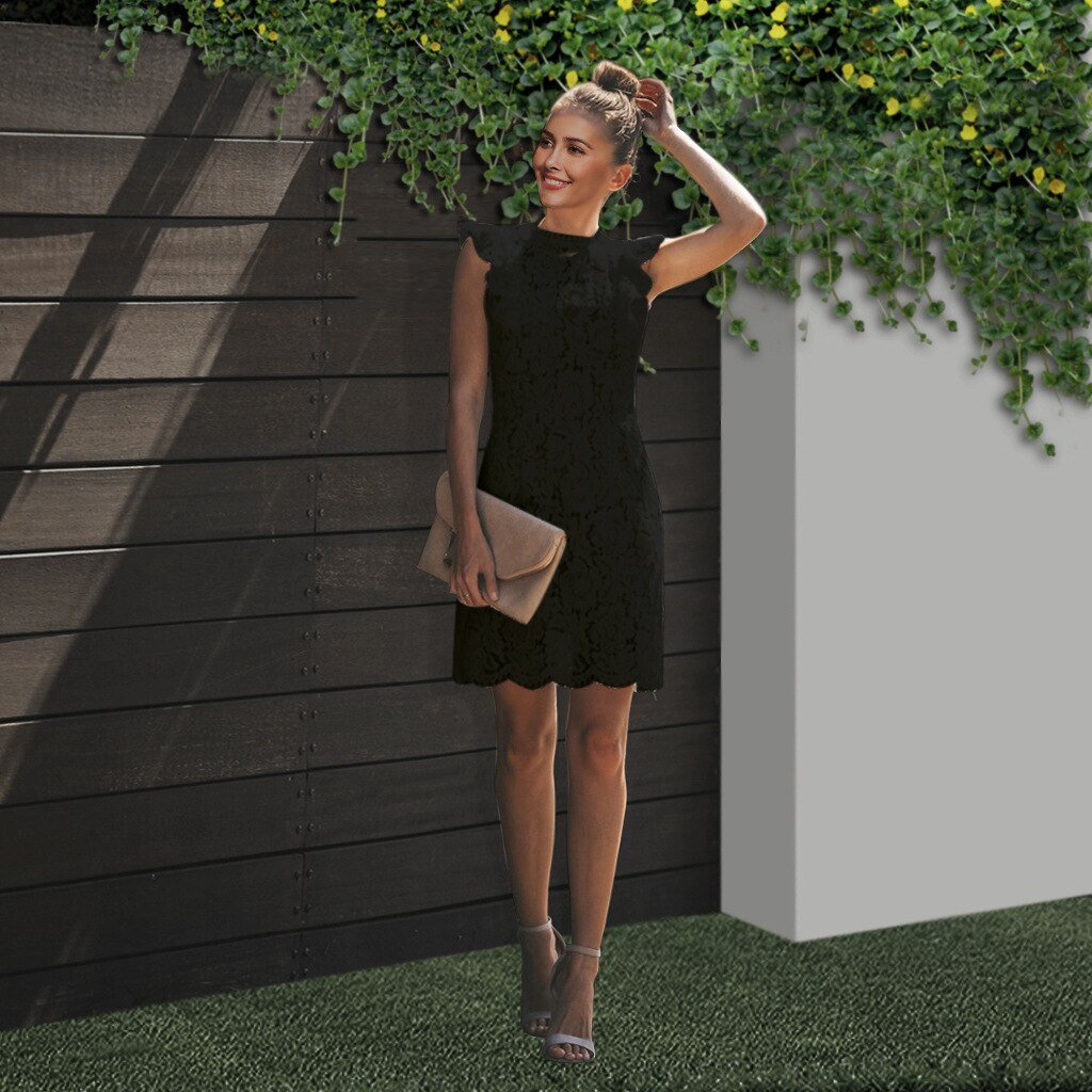 Elegantes Spitzenkleid für besondere Anlässe