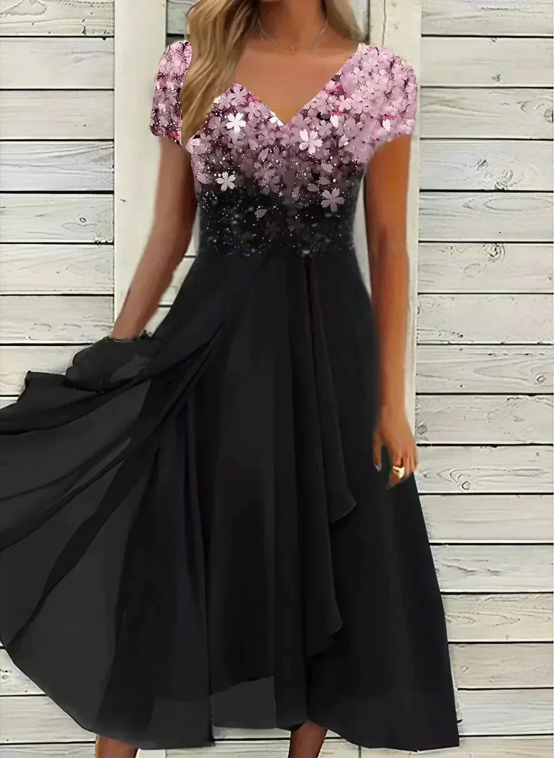 Elegantes Abendkleid aus Chiffon für Damen