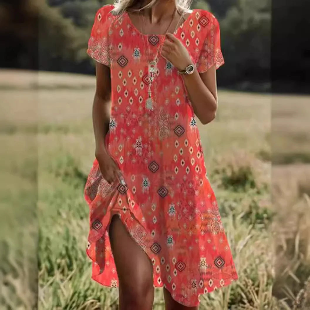 Quinten - Damen Boho Sommerkleid für den perfekten Sommerlook