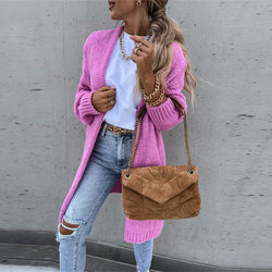 Supreme Comfort Damen Langer Strickcardigan für höchsten Tragekomfort