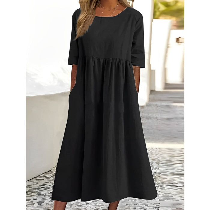 Helena - Damen Sommerkleid im Lässigen Stil