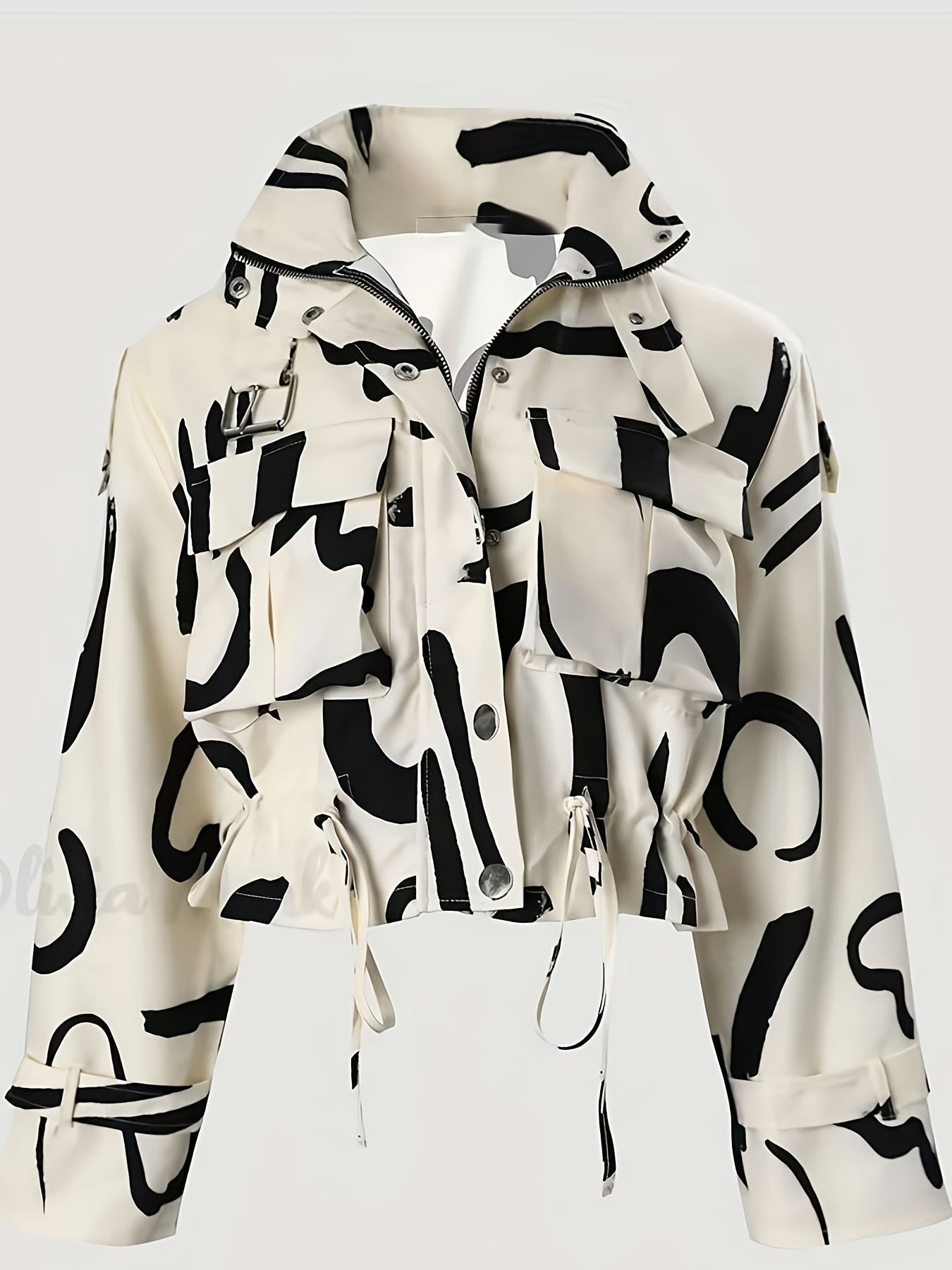 Elegante Damenjacke mit Stehkragen